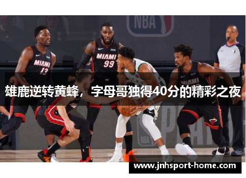 雄鹿逆转黄蜂，字母哥独得40分的精彩之夜